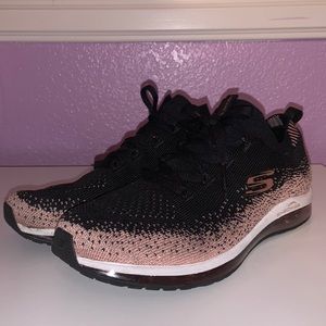 Skech-Air Sneakers, Balck/Pink, Size 10, Worn Twice